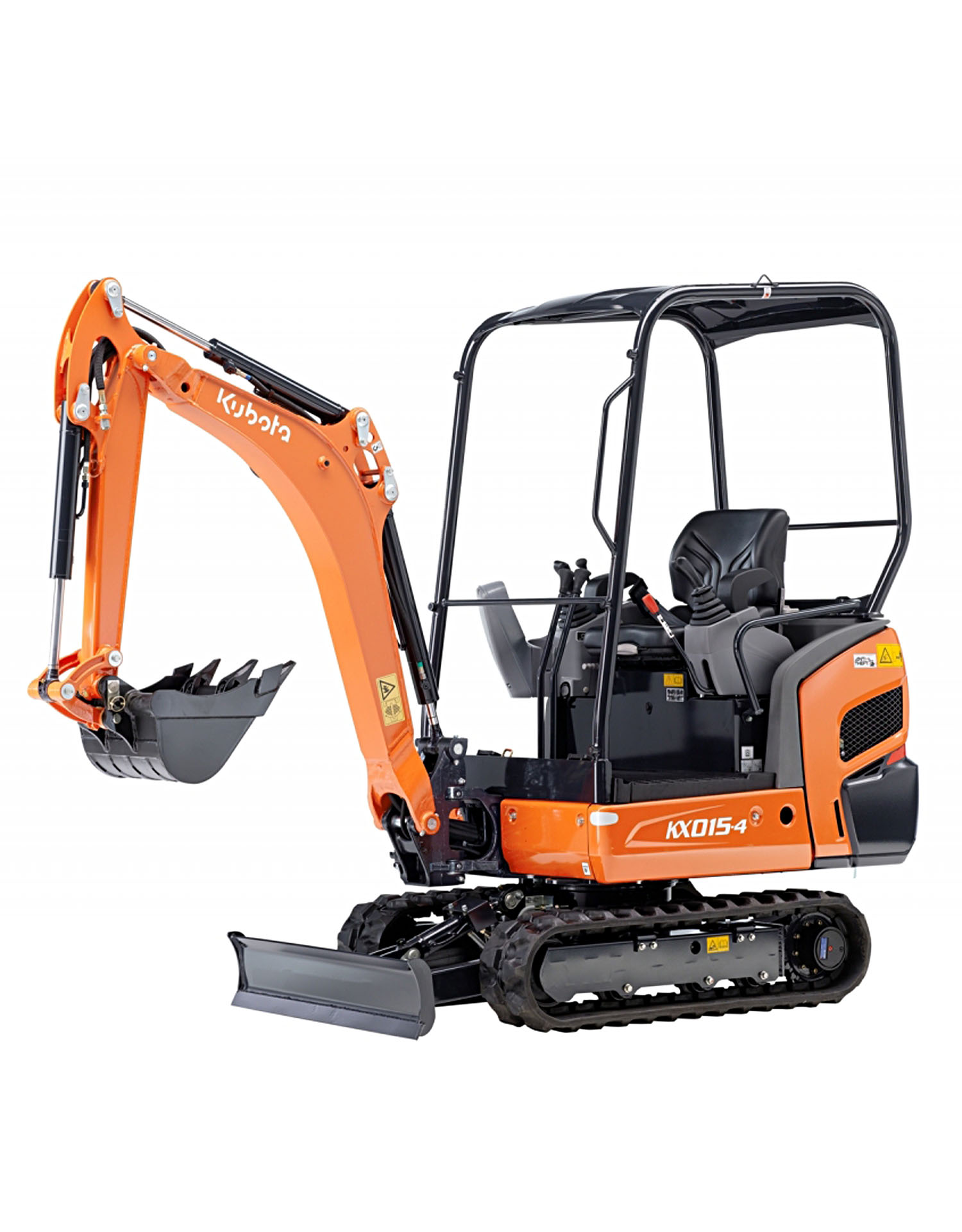 Kubota Mini Excavator Size Chart