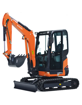 Kubota U27.4 - 2.6 Ton Mini Excavator Image 1