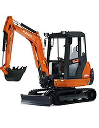 KUBOTA 2.8 TON KX61 MINI EXCAVATOR Image 1