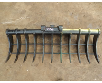 Land Clearance Rake For 1.0/1.5 Ton Mini Excavator