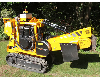 TRACKED STUMP GRINDER