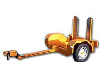 71cm Single Drum Roller Trailer